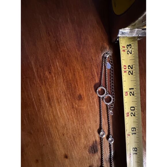 Lia Sophia Silver Tone Long Necklace - Picture 5 of 6